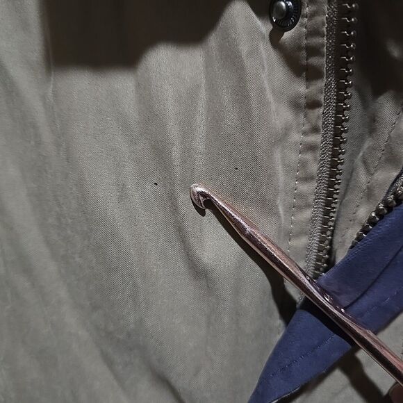 LondonFog Long Insulated Coat Jacket XL Towne Rain Windbreaker Hood Utility Tech - Picture 13 of 13